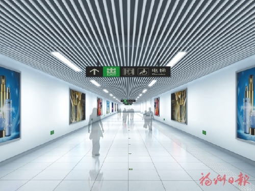 火車站南北廣場實現地下“一線牽”