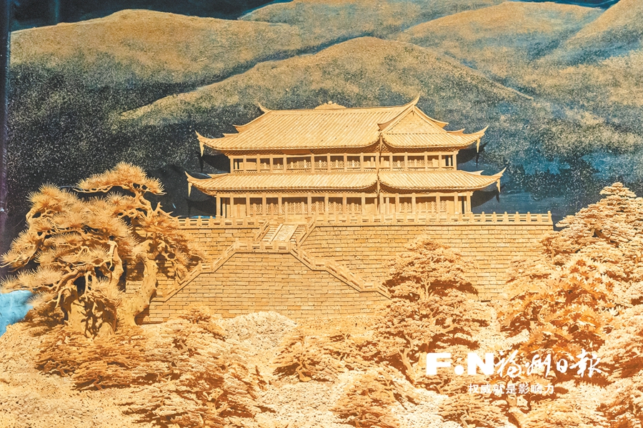 軟木逢春 古厝生輝——“3820”戰略工程實施30周年成就展大型軟木畫屏風《閩都古韻》創作歷程