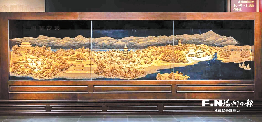 軟木逢春 古厝生輝——“3820”戰略工程實施30周年成就展大型軟木畫屏風《閩都古韻》創作歷程