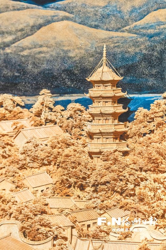 軟木逢春 古厝生輝——“3820”戰略工程實施30周年成就展大型軟木畫屏風《閩都古韻》創作歷程