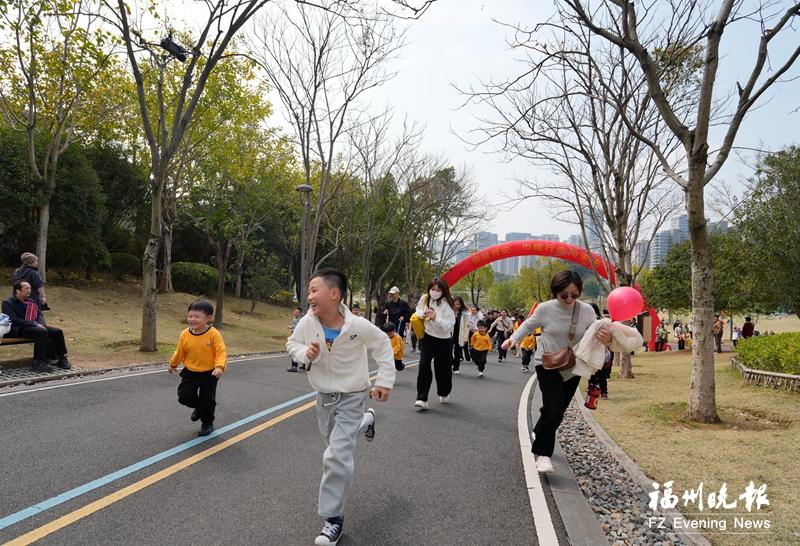 大手牽小手健步走 晉安5條精品線路邀你踏青賞花