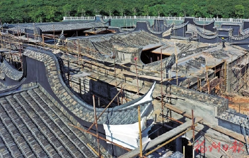 福州城區規模最大的單體古建筑將迎新生  陳氏大厝“搬家”記