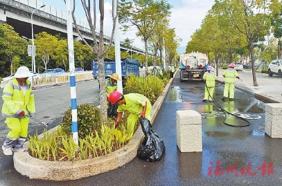 晉安區加強城市管理不松懈  持續提升市容環境品質