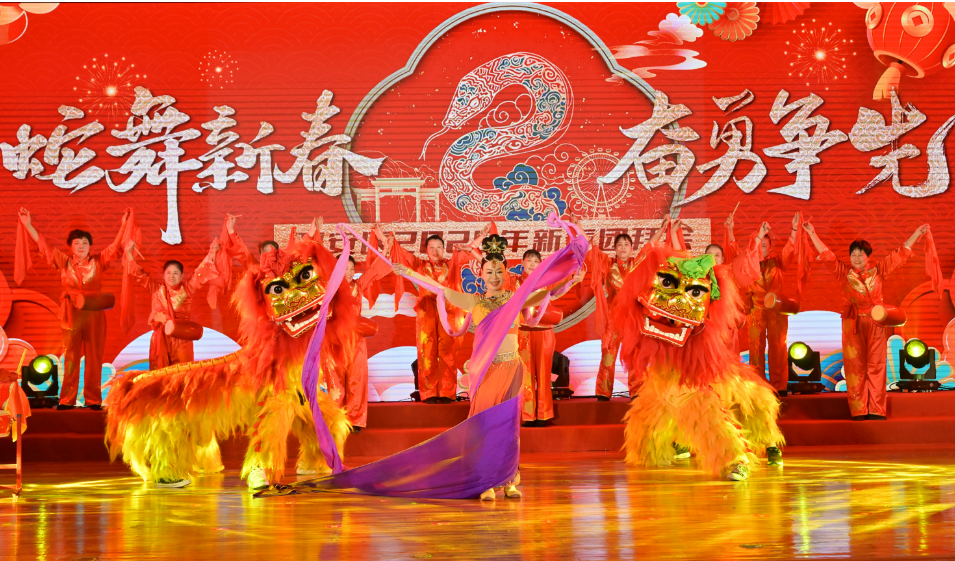 精彩熱鬧！晉安舉行新春團(tuán)拜會！林濤向全區(qū)人民拜年