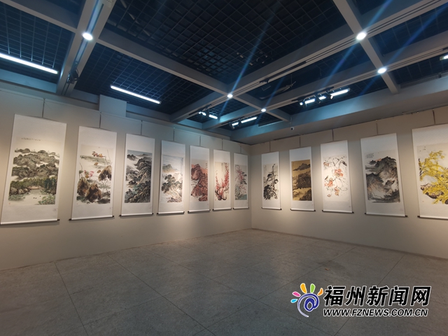 晉安區(qū)慶祝中國共產(chǎn)黨成立100周年書畫作品展開幕