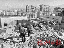 晉安城管拆除　二環沿線違建