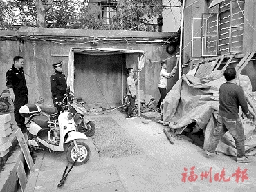 晉安拆除兩處新增違建