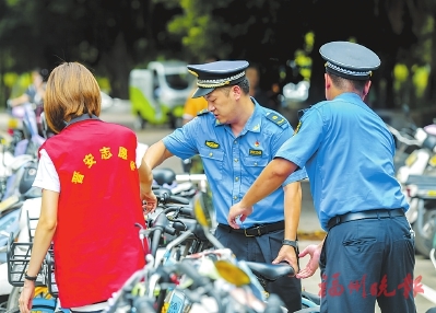 晉安城管打造精細化管理樣板  非機動車怎么管？紫陽街區出實招