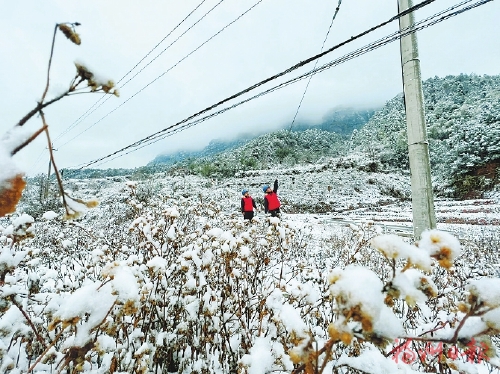 以雪為令迎寒而上　筑牢福州“溫暖防線”