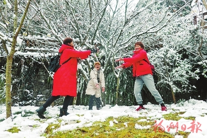 一夜飛雪榕城驚艷