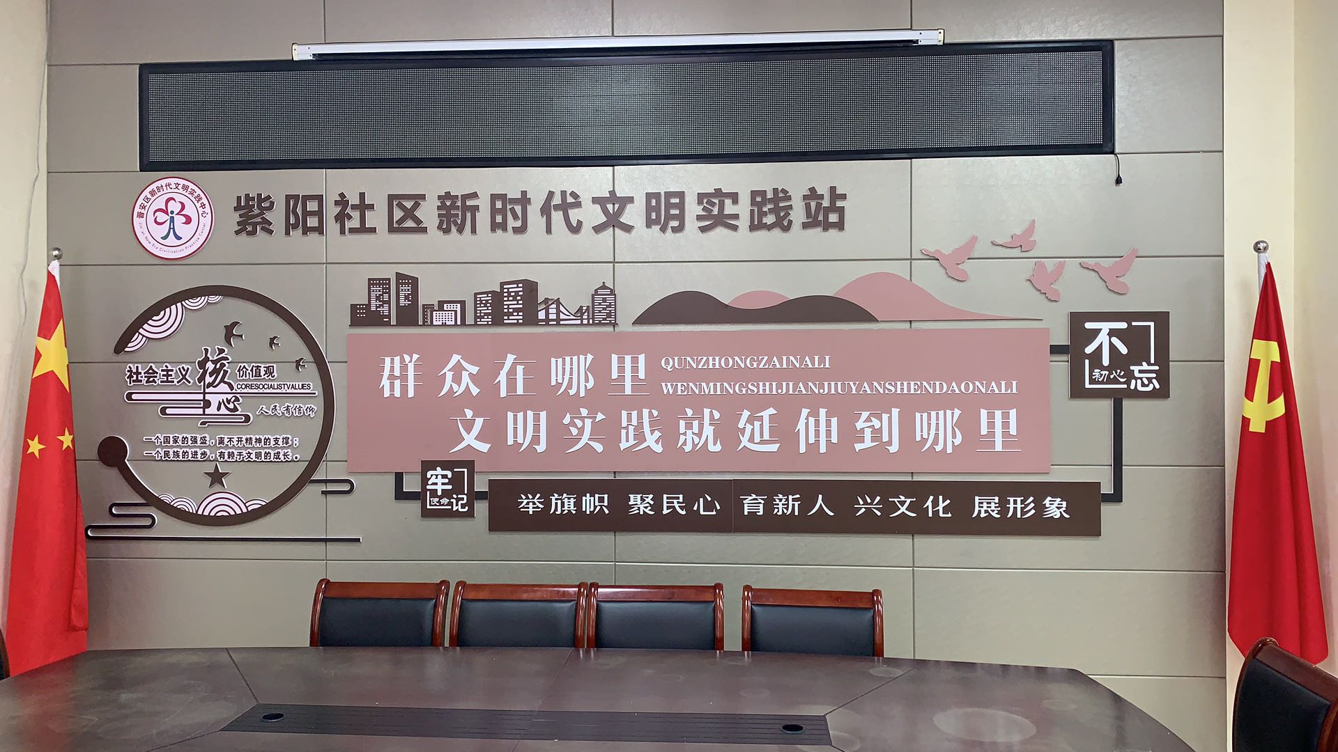 區委文明辦督導新時代文明實踐所（站） 建設工作