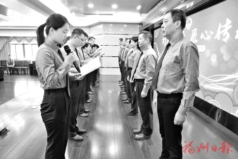結(jié)對幫帶　助青年干警早日成才  晉安檢察院舉行“三心”拜師禮