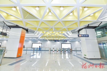 地鐵4號(hào)線首通段空載試運(yùn)行  福州將邁入“環(huán)線換乘”時(shí)代