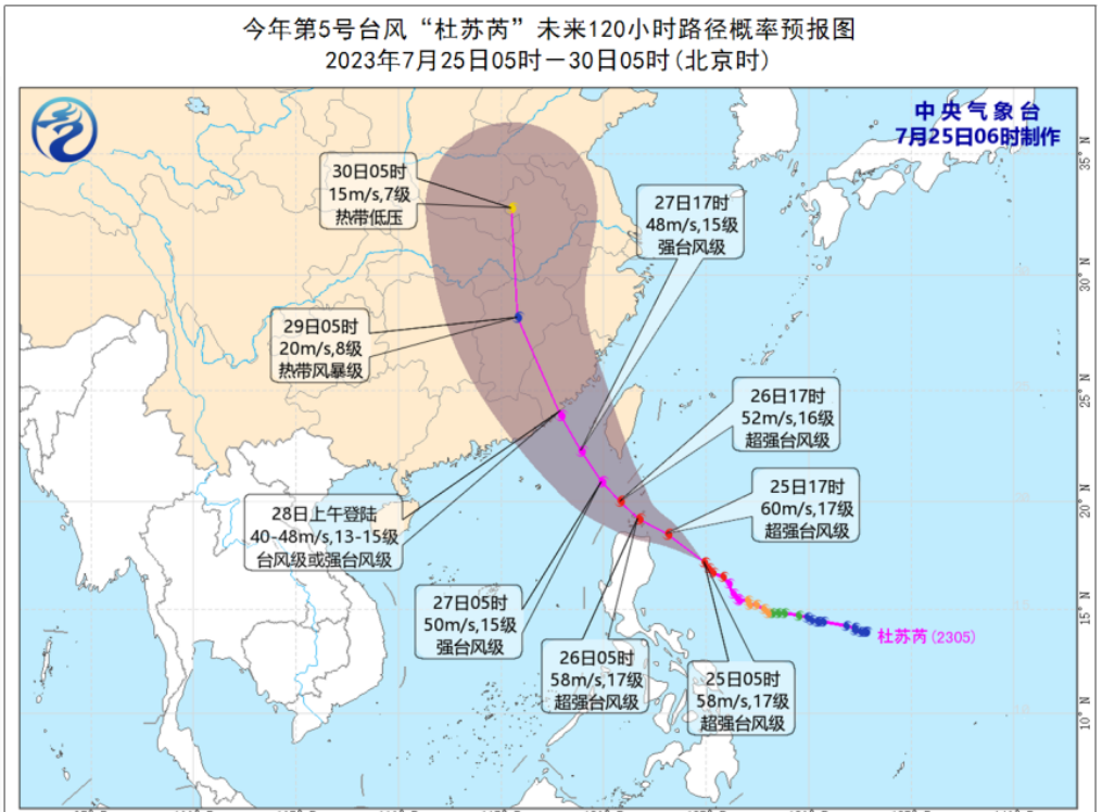 加強為超強臺風！“杜蘇芮”將嚴重影響福州！防臺風Ⅳ級應急響應啟動！