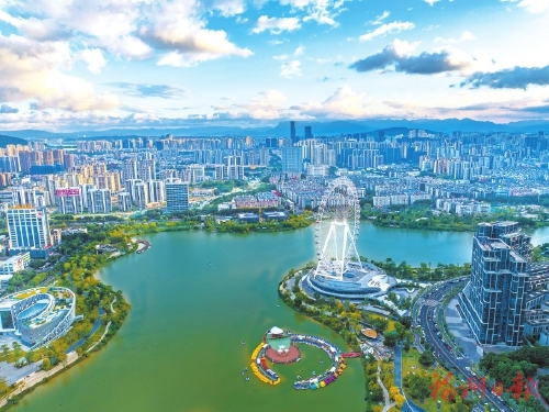晉安：潮涌天地闊　山水滿目新
