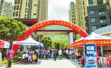 純公租房小區(qū)東山麗園交房了