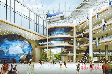 酷炫！福州科技館新館動(dòng)建